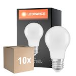 Multipack 10x Ledvance Classic LED E27 Birne Matt 4.9W 470lm - 827 Extra Warmweiß | Ersatz für 40W