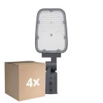 Multipack 4x Ledvance LED-Straßenbeleuchtung Area Value klein SPD Aluminium Grau 30W 3900lm 160x58D - 730 Warmweiß | IP66 - Symmetrisch