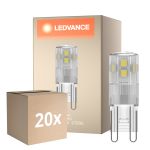 Multipack 20x Ledvance Performance LED Capsule Klar G9 1.9W 200lm - 827 Extra Warmweiß | Ersatz Für 20W