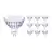 Multipack 10x Philips Master Value LED Spot GU5.3 MR16 5.8W 460lm 60D - 930 Warmweiß | Höchste Farbwiedergabe - Dimmbar - Ersatz für 35W