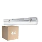 Multipack 4x Ledvance LED Feuchtigkeitsdicht Gehäuse MT Gen 3 IP65 | Geeignet für 1x150cm LED Röhre