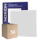 Multipack 5x Noxion LED Panel Ecowhite V4.0 28W 3360lm - 830-840-865 CCT | 62x62cm - UGR 