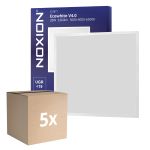 Multipack 5x Noxion Panneau LED Ecowhite V4.0 28W 3360lm - 830-840-865 CCT | 60x60cm - UGR <19 - Philips driver