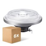 Multipack 6x Philips MASTER LED Spot G53 AR111 14.8W 875lm 24D - 930 Blanc Chaud | Meilleur rendu des couleurs - Dimmable - Équivalent 75W