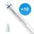 Multipack 10x Philips Tube LED T8 MASTER (EM/Direct 230V) High Output 8W 1050lm - 865 Lumière Du Jour | 60cm - Équivalent 18W