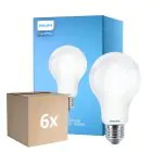 Multipack 6x Philips Corepro LED Ampoule E27 Poire Dépolie 17.5W 2452lm - 840 Blanc Froid | Équivalent 150W